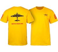 Powell-Peralta Brigade Bomber T-Shirt - Gold, Gold, Medium