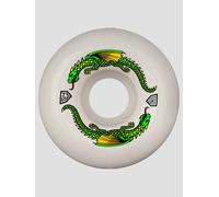 Powell Peralta Dragon Formula Skateboard Wheels 93A 53mm x 33mm White