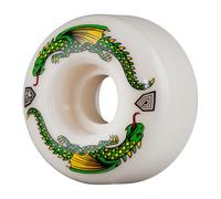 Powell Peralta Dragon Formula 93a Skateboard Wheels, 54mm x 34mm, Off White (WSBADGNF543493A4)