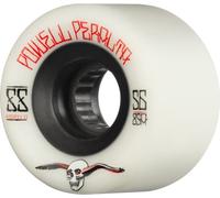 Powell Peralta G-Slides 85A Skateboard Wheels, White, 56mm