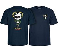 Powell Peralta Mike McGill Skull & Snake T-Shirt, Navy, Large