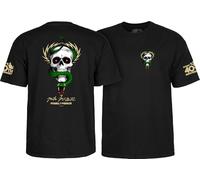 Powell Peralta Mike McGill Skull & Snake T-Shirts, Black 40th Anniversary, XXL