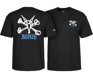 Powell Peralta Rat Bones T-Shirt, Black, Large