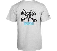 Powell Peralta Rat Bones T-Shirt, Gray, Large