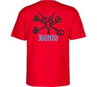 Powell-Peralta Rat Bones T-Shirt, Red, X-Large