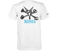 Powell Peralta Rat Bones T-Shirt, White, Medium