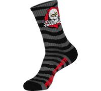Powell Peralta Ripper Cotton Socks Stripes Charcoal/Black