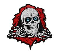 Powell Peralta Skateboard Patch Ripper 3" Embroidered Iron-on Backing