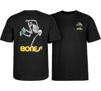 Powell Peralta Skateboard Skeleton T-Shirts, Black, 3XL
