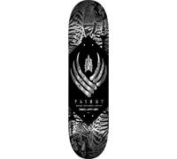 Powell Peralta Skeleton Flight Skateboard Deck, Silver Foil, 8.25" x 31.95"