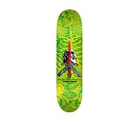 Powell Peralta Skull & Sword #244 Skateboard Deck - Yellow 8.5"