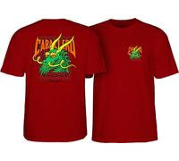 Powell Peralta Steve Caballero Street Dragon T-Shirt, Garnet, Medium