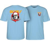 Powell Peralta Unisex's Classic Skate Shirt, Powder Blue, L