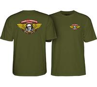 Powell Peralta Unisex's Short Sleeve T-Shirt Skate, Military Green, XL