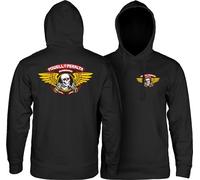 Powell Peralta Winged Ripper Hoody Sweatshirts, Black, Medium