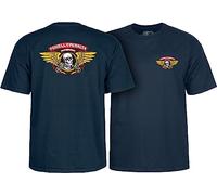 Powell Peralta Winged Ripper T-Shirt, Navy, Small