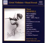 POWELL/TENAGLIA/LECLAIR/HANDEL/BEETHOVEN: COMPLETE RECORDINGS OF MAUD POWEL - CD