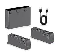 PoweLyt Avata 2 Intelligent Flight Battery 2-Pack 2150mAh Large Capacity Can Flight Max 23 Minutes and Two-Way Three-Channel Avata 2 Battery Charging Hub Fully Compatible with DJI Avata 2 Drone