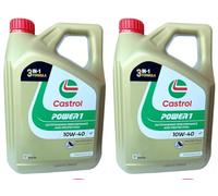 POWER 1 4T 10W-40 Semi-Synthetic Motorcycle Engine Oil, 8 Litres