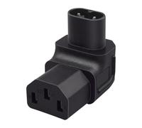 Power Adapter IEC320 C8 to C13 Male to Female PC Case Conversion Adapter