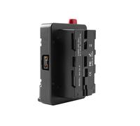 Power Adapter Mount Plate for Mini Nano V/V Battery to NP-F NP-F960 NP-F970,D-Tap Camera/LED Z Cam E2/F6/S6/F8