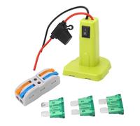 Power Adapter Wire Terminals for P102 P103 P104 P105 P107 P108 P109 18V Battery Upgraded Security ABS Material Easy to Use