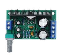 Power Amplifier Board, TDA2050 1 Channel Amplification Module 12V-24V Digital Booster Amplifier Board Module with Potentiometer for Audio Equipment, Car Vehicle Computer Speaker DIY