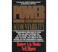 Power and Accountability: Restoring the Balances of Power Between Corporations and Society