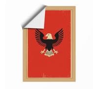 Power and Authority Retro Unframed Wall Art Print A1 (84.1×59.4cm), Wall Decor for Living Room, Bedroom, Office & Home, Art Gift