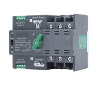 Power Automatic Transfer Switch 2P 3P 4P ATS Selector Switches Uninterruptible Millisecond Power Generator 100A AC220V(4p,220v 63A)