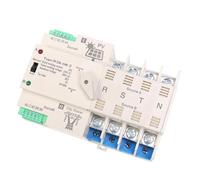 Power Automatic Transfer Switch Din Rail 2P 3P 4P ATS Power Transfer Switch(PV 110V,4P 63A)