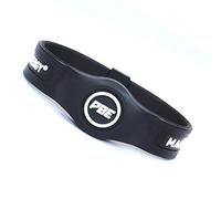 Power Balance Energy *NEW Magnetic Therapy Wristband Magnetic Field - 8 Colours! (Black/White, Large - 20.5cm)