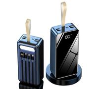 Power Bank, 100000Mah USB, Large Capacity Portable Charger, 2.1A Fast Charge Battery Pack, Android And 99% USB Device,Black