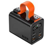 Power Bank,100W 60000mAh Fast Charge 22.5W Type C PD Emergency Power Supply for Mobile Phones and Powerbank,Black
