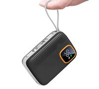 Power Bank 20000mAh, 22.5W Fast Charging Portable Charger With Built in Type-C and iOS Output Cables, LED Display, USB C In/Out External Battery Pack for iPhone 16 15 14 iPad Android (Black)