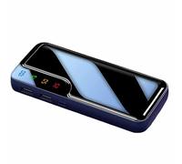 Power Bank， 20000mAh Mobile Phone Portable Charger External Battery Pack with 2 USB Outputs and USB C Input,Blue,8000mAh