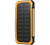 Power Bank, 20000Mah Solar Kit with Fast Charging Dual USB Port Solar Charging Mobile Polymer Battery, for Sport, Travel, And Outdoor,Yellow