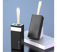 Power Bank 25W Fast Charge 50000Mah Large Capacity Mobile Phone Power Bank/The Portable External Battery Is Compatible With 99% Of The Electronic Devices On The Market,Black,50000Mah