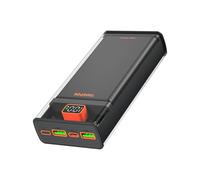 Power Bank 26800mAh fast charging,QC 3.0 22.5W USB C Transparent PD 20W Portable Charger Digital Display Compatible iPhone,Camera,headset etc