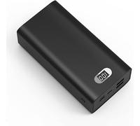 Power Bank 26800mAh, Portable Phone Charger with USB-C, LCD Display,3 Outputs & 2 Inputs, External Battery Pack for iPhone 14/13/12 Series/Samsung/Google/iPad etc (Black)