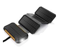 Power Bank 26800Mah Solar Charger Poverbank Fast Charging Single Panel/4 Panel 6W High Efficiency with Flashlight Outdoor,orange 4 panel