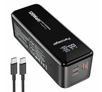 Power Bank 27,000 mAh, External Battery 120 W with Digital Display, 3 External Battery Ports for Smartphones and More