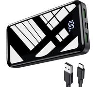 Power Bank 27,000mAh, QC 4.0 USB C 22.5W Fast Charging PD 20W Portable Charger, Mobile Phone Battery Pack 3 Outputs & 2 Inputs High Capacity Compatible for Smartphones