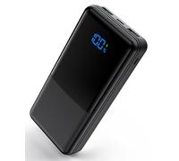 Power Bank 27000mah Fast Charging with Usb C PD30W, Portable Charger Powerbank, External Battery Pack for Mobile Phone, Essential for Travel Camping Outdoor (Black)