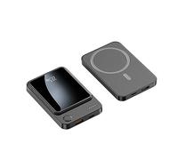 Power Bank， 2Pcs Magnetic Suction Wireless 15W Wireless Fast Charging Pd20W Two-Way Fast Charging, 10000mAh,Black