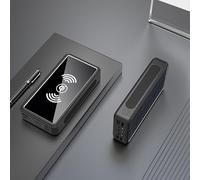 Power Bank， 5 in 1 Portable Charger with Built in Cable, Magnetic 50000Mah, USB-C Fast Charging Slim Travel Battery Pack with LED Display,Wireless,Orange,40000MAH