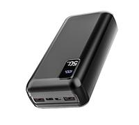 Power Bank 50,000 mAh 22.5 W Fast Portable Charger USB-C Quick Charge with 3 Outputs & 2 Inputs LED Display Power Bank with Large Capacity for Most Electronic Devices on the Market