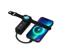 Power Bank 5000 mAh PD 20 W with Smartwatch Charger | Digital Display and Integrated USB-C™ Cable