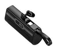 Power bank 5000 mAh with built-in USB-C connectors, pocket-sized, 10 W