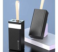 Power Bank 50000 Mah Fast Charging Mobile Phone Power Bank/The Portable External Battery Is Compatible With 99% Of The Electronic Devices On The Market,Black,50000Mah